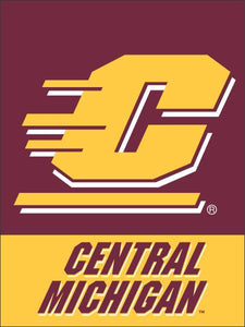 Central Michigan University - 2 Panel Chippewas House Flag