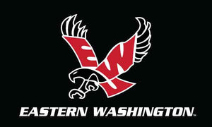 Eastern Washington University - Eagle Black 3x5 Flag