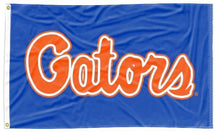 Load image into Gallery viewer, University of Florida - Gators Logo Blue 3x5 Flag
