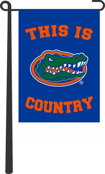 Florida Gators Garden Flag With Stand - Double Sided 13x18 Inch, Steel Pole Holder, Officially Licensed