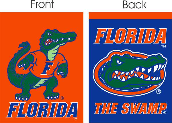 University of Florida - Albert & The Swamp Blue & Orange House Flag
