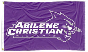 Abilene Christian University - Wildcats Purple 3x5 Flag