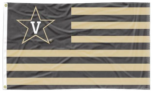 3x5 Vanderbilt University National Flag with Two Metal Grommets