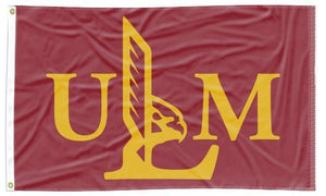 Louisiana Monroe - ULM Maroon 3x5 Flag