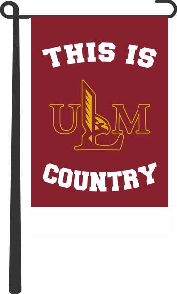 Louisiana Monroe - This Is ULM Warhawks Country Garden Flag