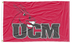 University of Central Missouri - UCM Red 3x5 Flag