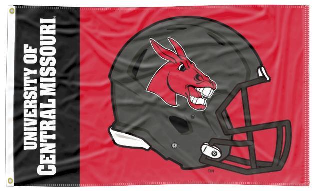 University of Central Missouri - Mules Football 3x5 Flag