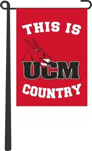 University of Central Missouri - This Is University of Central Missouri Mules & Jennies Country Garden Flag