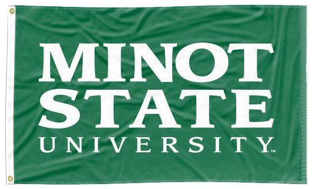 Minot State - MSU Green 3x5 Flag
