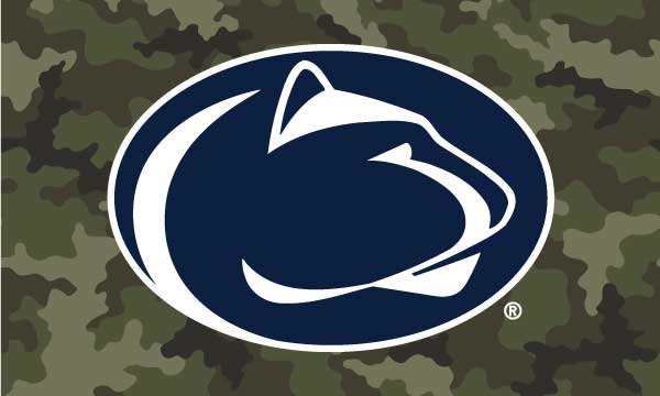 Penn State - Nittany Lions Camo Background 3x5 Flag