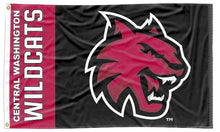 Load image into Gallery viewer, Central Washington University - Wildcat 3x5 Flag
