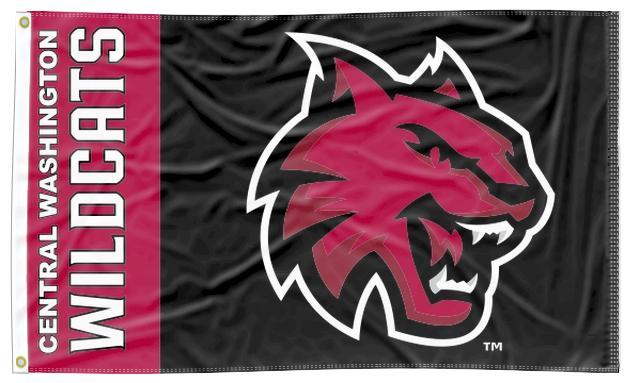 Central Washington University - Wildcat 3x5 Flag