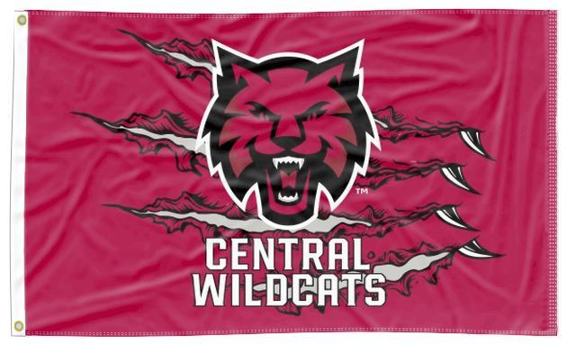 Central Washington University - Wildcats Red 3x5 Flag
