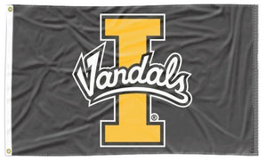 Idaho - Gold I Vandals Black 3x5 Flag