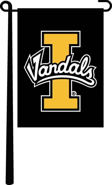 Idaho - Vandals Black Garden Flag