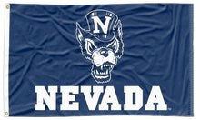Load image into Gallery viewer, University of Nevada Reno - Wolf Pack Head 3x5 Flag
