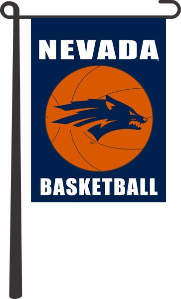 University of Nevada Reno - Basketball Garden Flag
