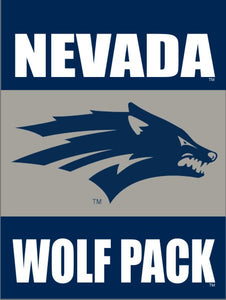 University of Nevada Reno - Wolf Pack Silver & Navy House Flag