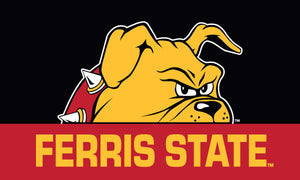 Ferris State University - Bulldogs 2 Panel 3x5 Flag
