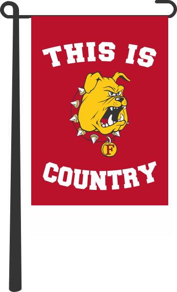 Ferris State University - This Is Ferris State University Bulldogs Country Garden Flag