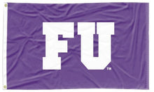 Load image into Gallery viewer, Furman University - FU Purple 3x5 Applique Flag
