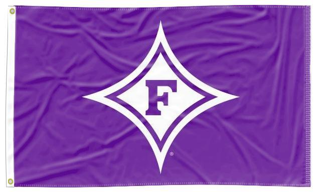 Furman University - Paladins Purple 3x5 Applique Flag