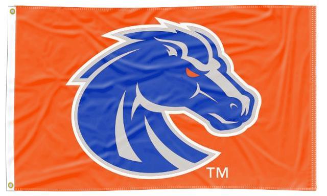 Boise State University - Blue Broncos Orange 3x5 Flag