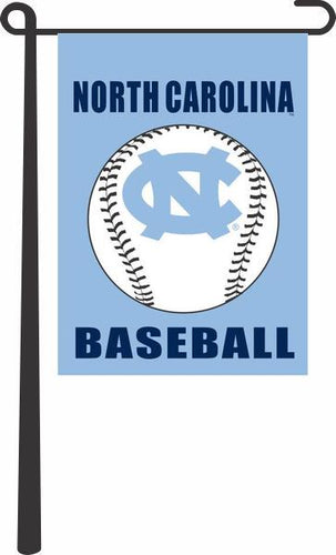 Blue 13x18 North Carolina Baseball Garden Flag