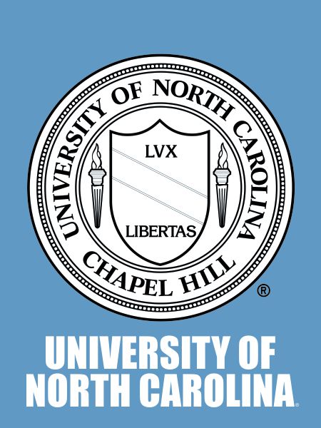 University of North Carolina - UNC Crest Blue House Flag