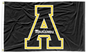 Appalachian State University - Mountaineers Black 3x5 Flag
