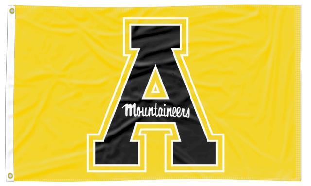 Appalachian State University - Mountaineers Gold 3x5 Flag