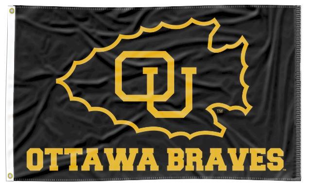 3x5 Ottawa University Flag