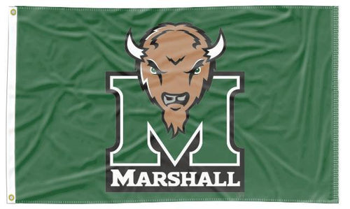 Green 3x5 Marshall Flag with Two Grommets