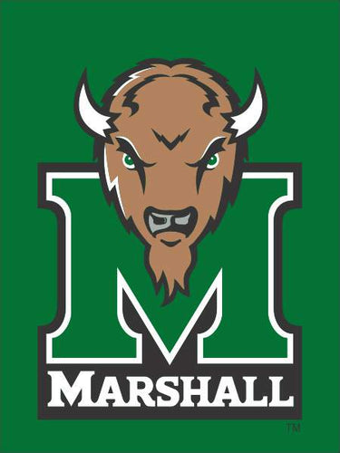 Green Marshall University House Flag