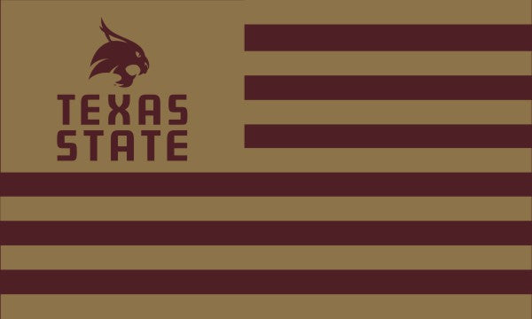 Texas State University-San Marcos - Bobcat National 3x5 Flag