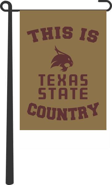 Texas State University-San Marcos - This Is Texas State Country Garden Flag