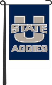 Utah State University - U State Aggies Garden Flag