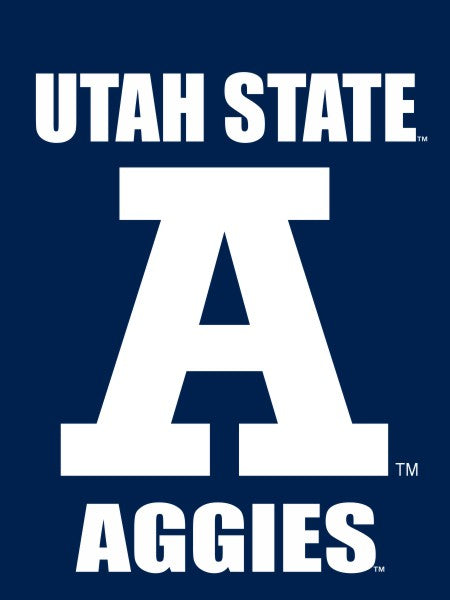 Utah State University - A Aggies House Flag