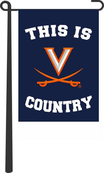 University of Virginia - This Is University of Virginia Cavaliers Country Garden Flag