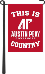 Austin Peay State University - This Is Austin Peay State University Governors Country Garden Flag