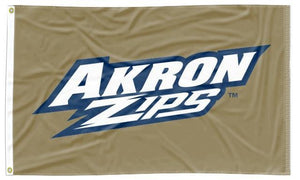 Akron - Zips Gold 3x5 flag