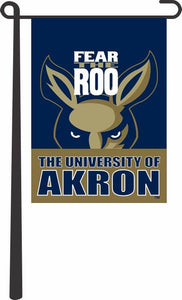 Akron - Fear The Roo Garden Flag