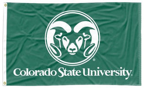 Colorado State University - Rams Green 3x5 Flag