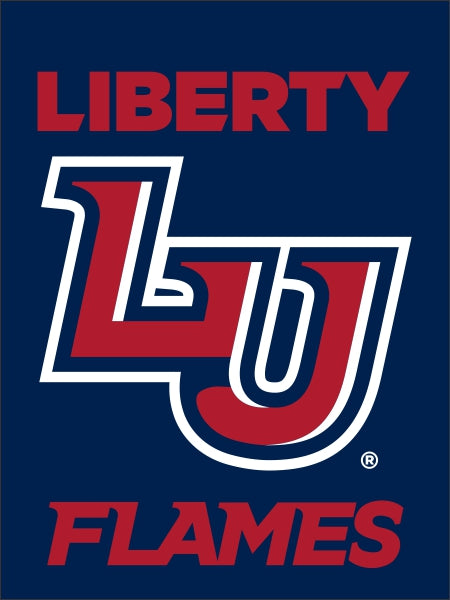 Liberty University - Flames House Flag