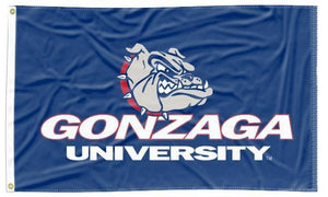 Gonzaga - Bulldogs Blue 3x5 Flag