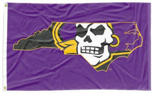 Load image into Gallery viewer, East Carolina University - State of North Carolina Style 3x5 Flag
