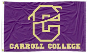 Carroll College - University Purple 3x5 Flag