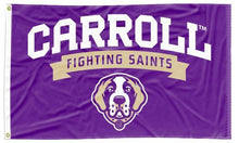 Load image into Gallery viewer, Carroll College - Fighting Saints Purple 3x5 Flag
