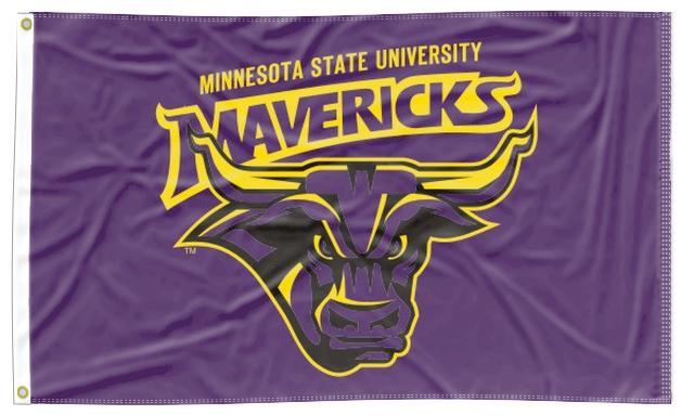Minnesota State - Mavericks Purple 3x5 Flag