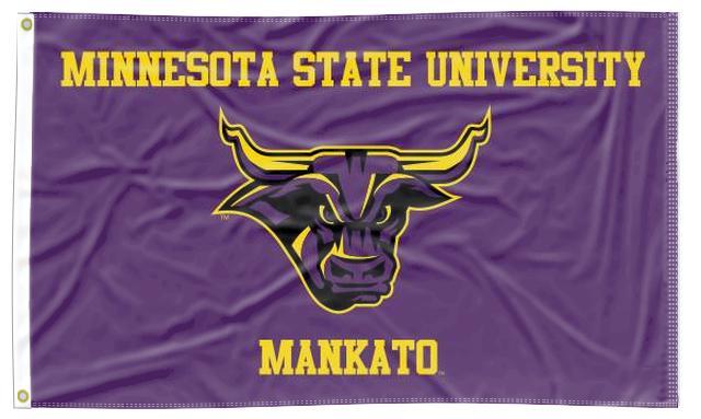 Minnesota State - Mankato Purple 3x5 Flag